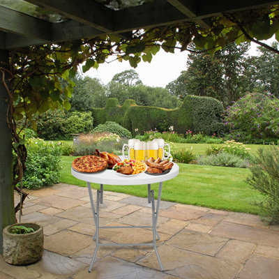 Table de patio pliante en plastique