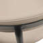 Larue Collection Modern Dining Chair Fabric Seat In Black Steel-1290049191