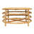 Rattan and Banana Leaf Round Coffee Table