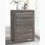 Commode à 4 tiroirs en chêne brun