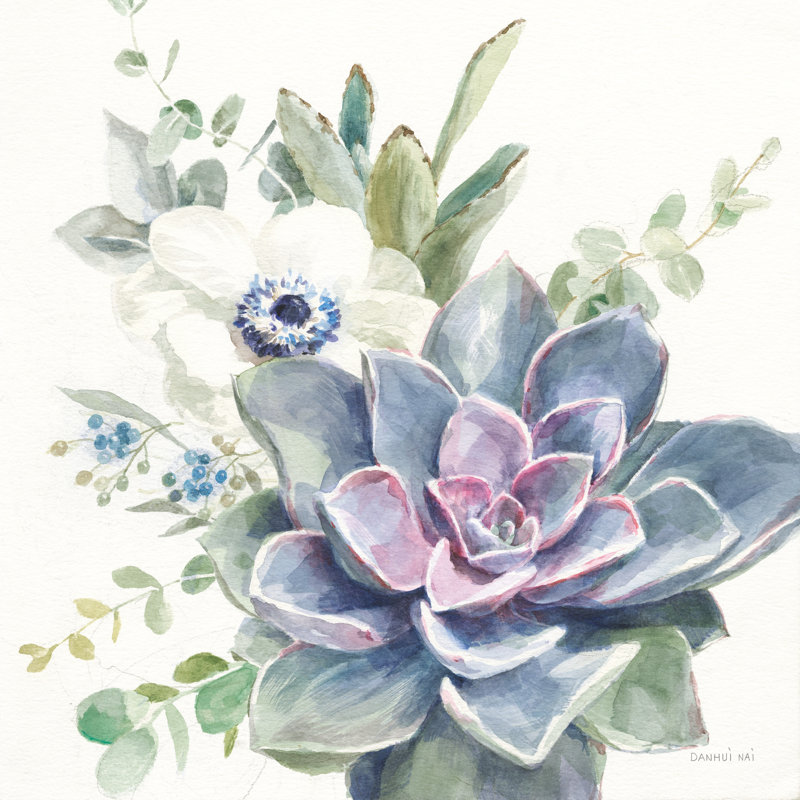 Desert Bouquet I by Danhui Nai - Wrapped Canvas Painting, 30cm H x 20cm W x 3.8cm D
