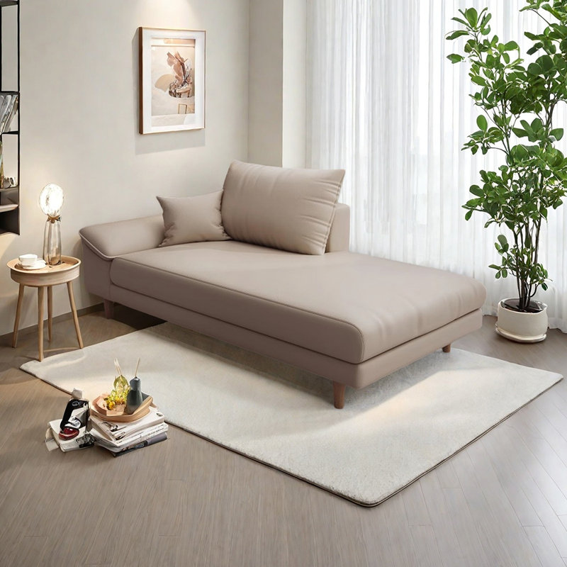 Fauteuil inclinable moderne en similicuir de luxe moderne, Face à la gauche, Light Camel