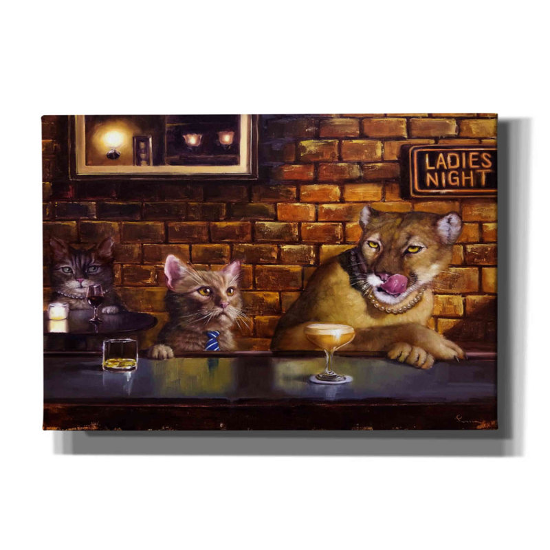 "On The Prowl" par Lucia Heffernan sur, H 18 po x l 26 po x P 0,75 po
