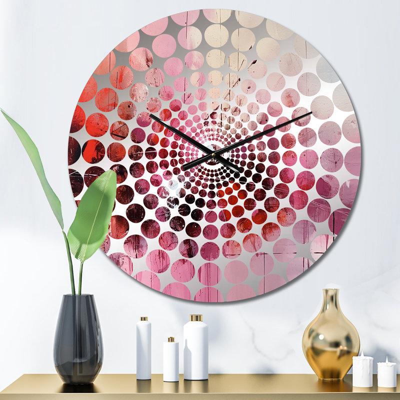 Gudelia - Horloge murale abstraite de style Mid-Century, Petit