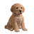 10" Golden Retriever Puppy Statue