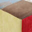 34.5cm Wide Square Floral Standard Ottoman