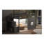 Twin Size Loft Bed With Storage Staircase And Window, With LED Light, Grey
