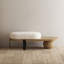 Burlywood Upholstered Bench