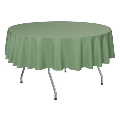 Ultimate Textile - Round Polyester Linen Tablecloth