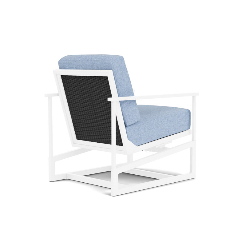 Summit Outdoor Rocker Chair, Matte White, Demo Skyway, White