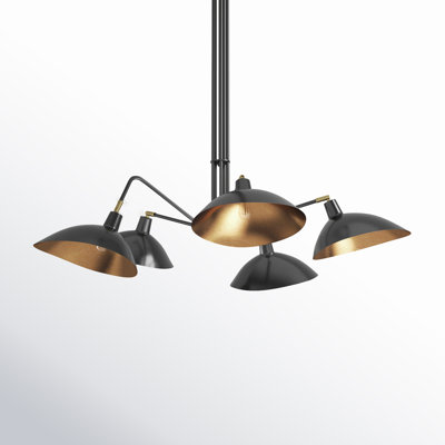 Duke 5 Light Metal Dimmable Geometric Chandelier