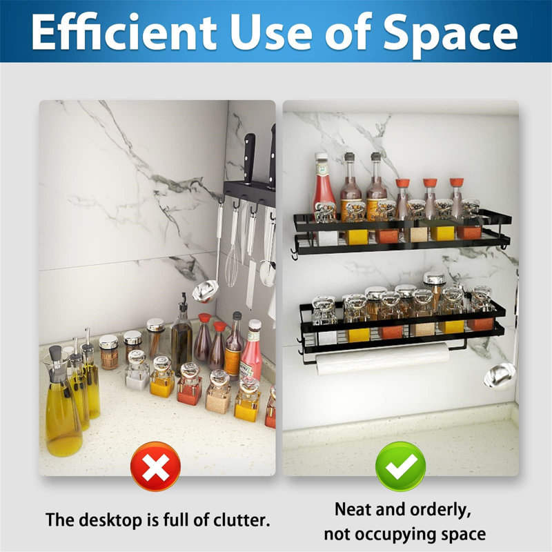 Lefke Freestanding Spice Rack