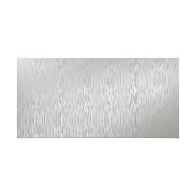 Panneau mural décoratif vertical à motif de vagues en vinyle 4 pi x 8 pi FASÄDE