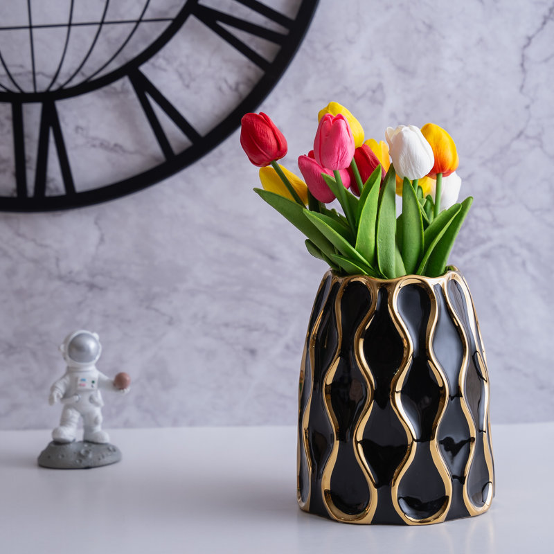 Mayeu Table Vase 1, Black