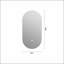 Miroir intelligent antibuée à écran tactile à DEL pour salles de bain modernes et salons de coiffure-1634689147
