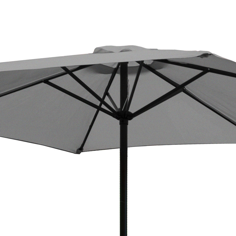 Arlmont & Co. 9 Foot Norwalk Market Umbrella with Push Button Tilt