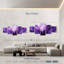 Fleur abstraite mauve-213780877
