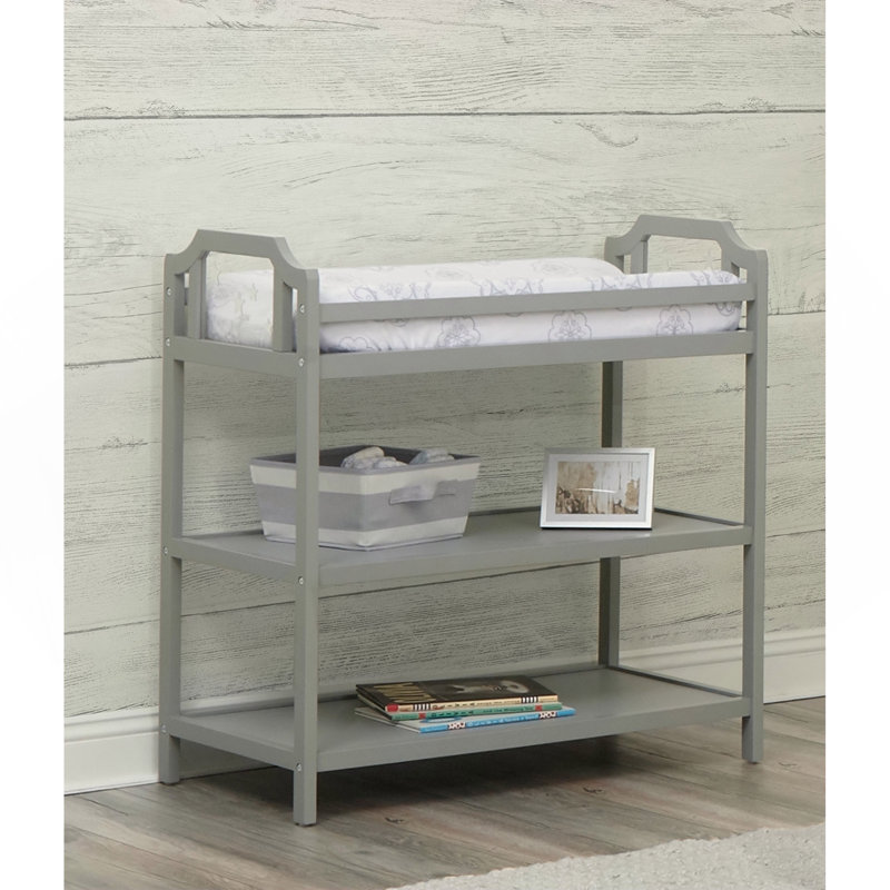 Celeste Changing Table Light Gray, Light Gray