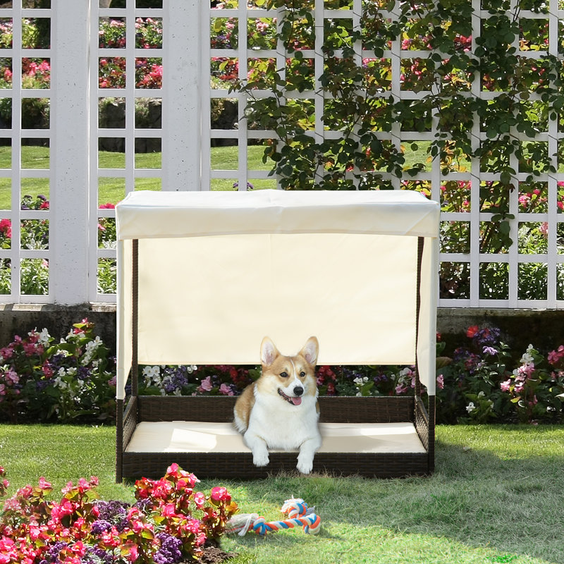 Canapé pour chien en osier Mullens