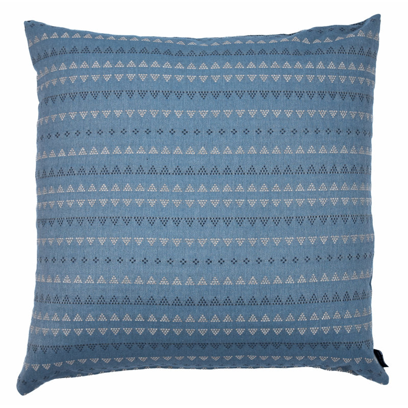 Indigo/Gray Pillow Cover & Insert