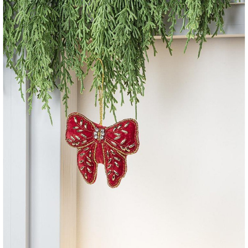 Bow Bead Ornament