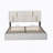 Upholstered Platform Bed with Hydraulic Storage System-1454205165