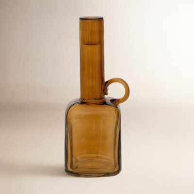 Glass Candlestick Holder