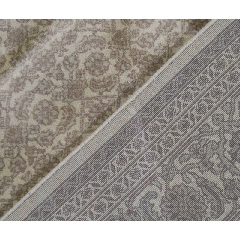 Wool Oriental Area Rug in Brown