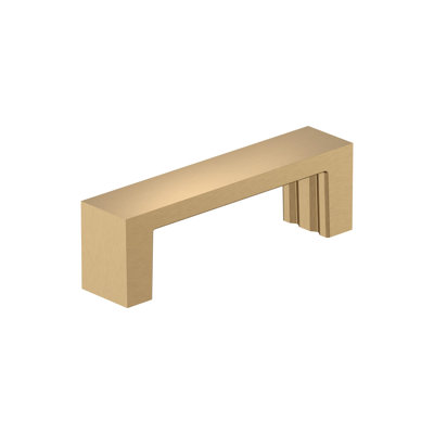 Augment 3 inch (76mm) Center-to-Center Champagne Bronze Cabinet Pull - 10 Pack