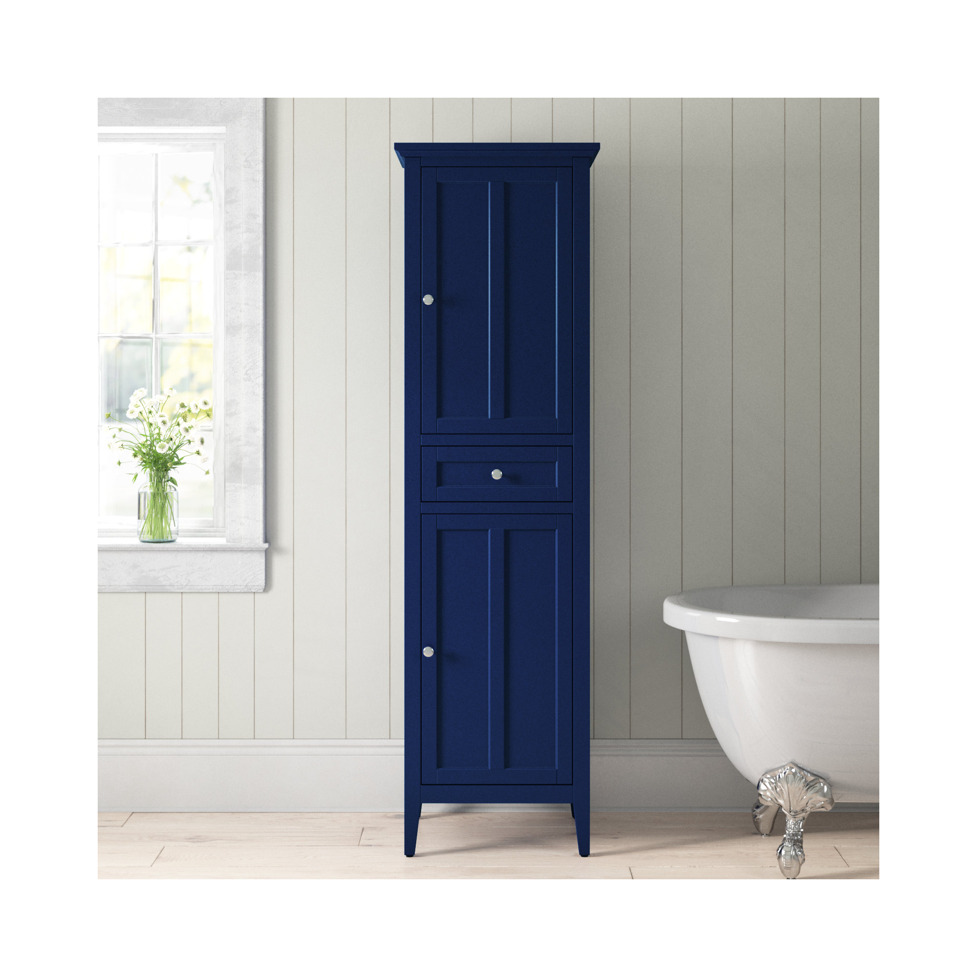 Gardner Linen Cabinet, Blue