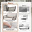 Ensemble de mobilier d'extérieur pivotant en osier-124920048