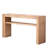 Rustic Solid Wood Console Table With Storage Shelf