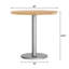Plateau de table rond en bois massif de 30 po avec base de salle à manger de 18 po-948069848-948069851-948068903