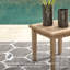 Table de bout en bois massif Gundrath