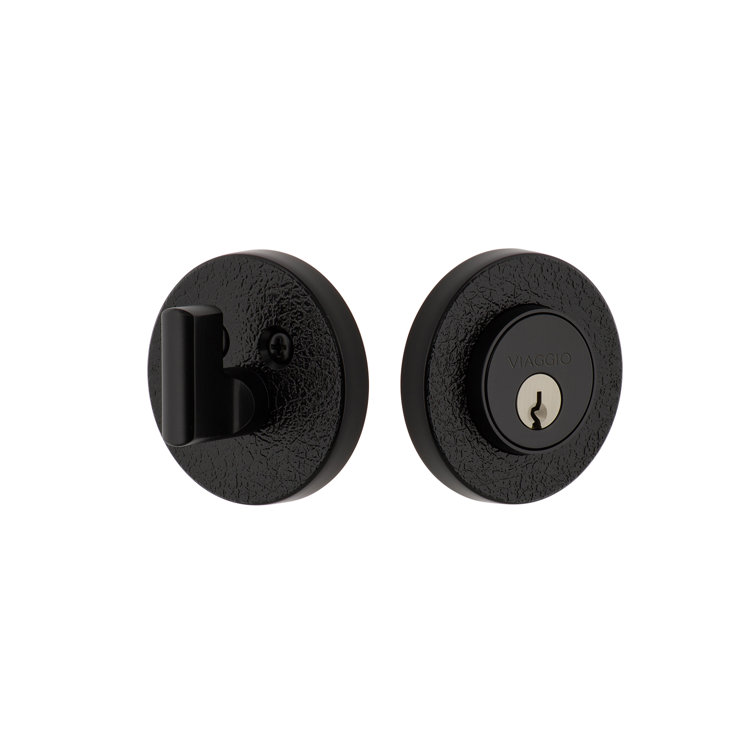Circolo Single Cylinder Keyless Deadbolt with Rosette