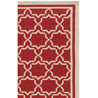 Dirks Performance Geometric Indoor/Outdoor Area Rug