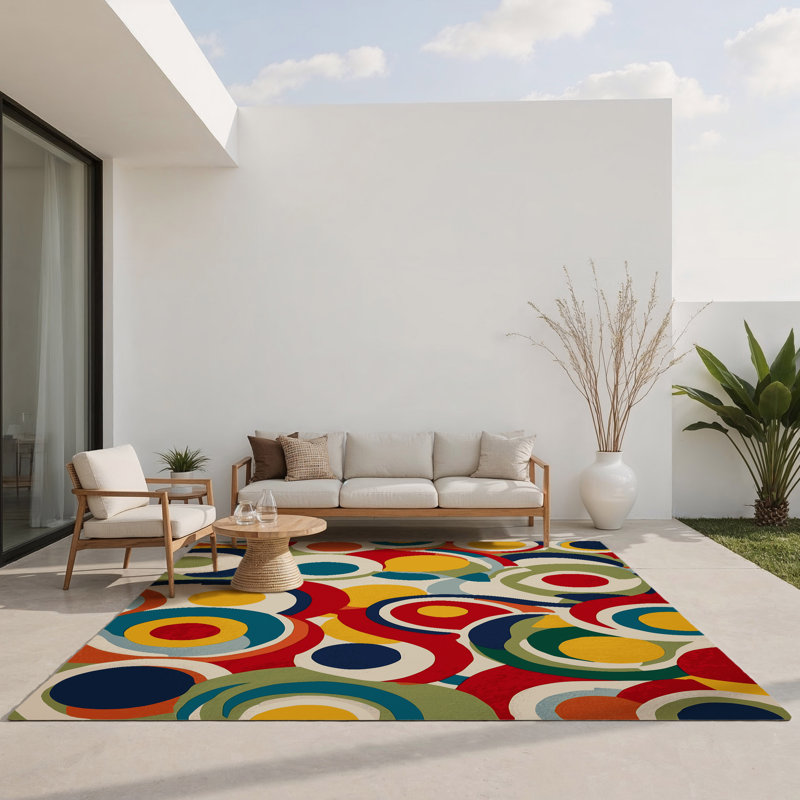 Dandy Flex Indoor And Outdoor Area Rug, Rectangle 9' x 12'