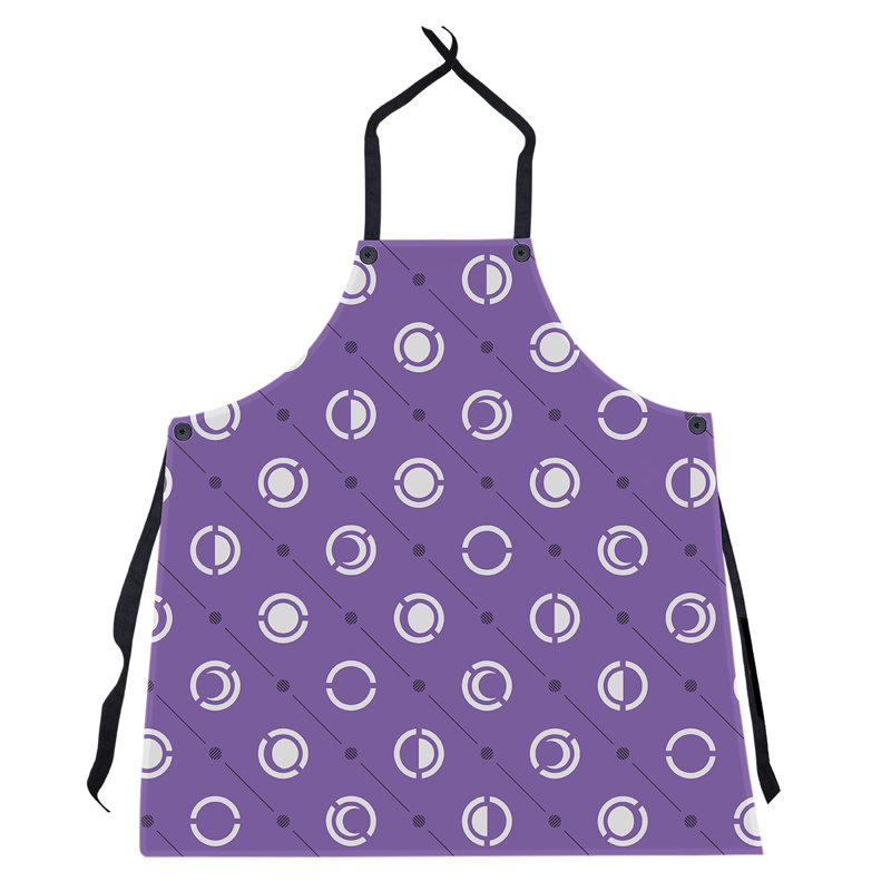 Skeffingt Bib Apron, Purple/Black