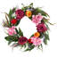 Couronne de printemps 18 po, couronne de tulipes artificielles avec 2 bouquets-1836649210