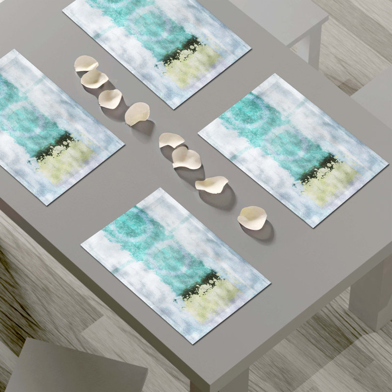 Polyester Abstract Rectangle Placemat