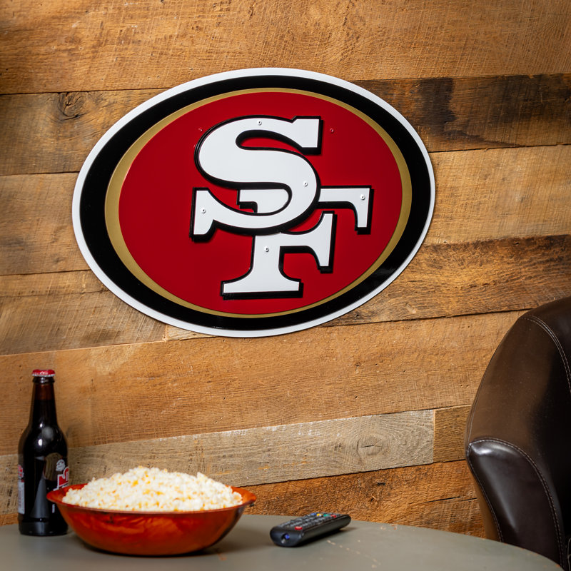 Art mural en métal Saners 49ers de San Francisco