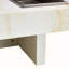 Table basse moderne et pratique avec motifs imitation marbre