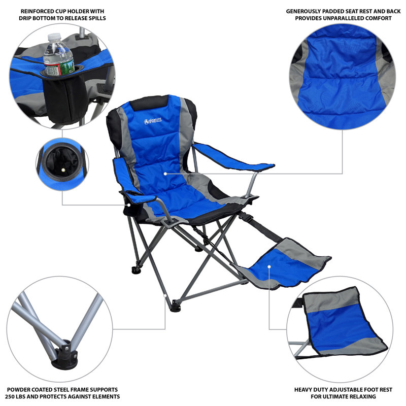 Chaise de camping Cosat, Bleu