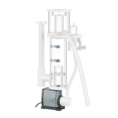 Écumoire pour aquarium d'eau salée 20-30 gallons Protein Protein avec pompe à courant continu, écumoire à Protéines avec pompe à ventouse DC, contrôle réglable, pour petits aquariums d'eau salée et aquarium récifal 20-30 gallons