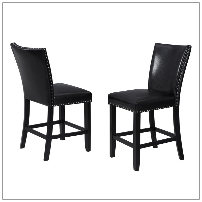 Fauteuil en polyuréthane 2pc, Noir, noir, noir, noir