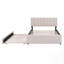 Lit plateforme tapissier double Teddy-1131387735