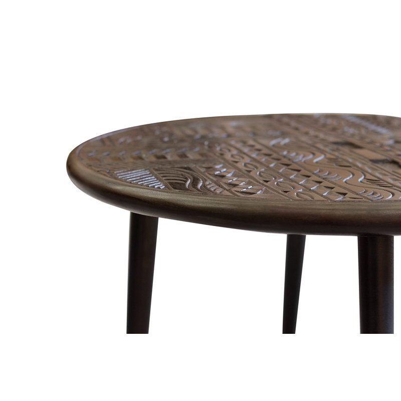 Birchwood Solid Wood Four Leg Coffee Table, H55 x L55 x W55cm