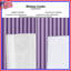 Purple Vertical Stripes Window Curtains, Stripes Sheer & Blockout Curtains - 1 Panel-1480033708-1480033707