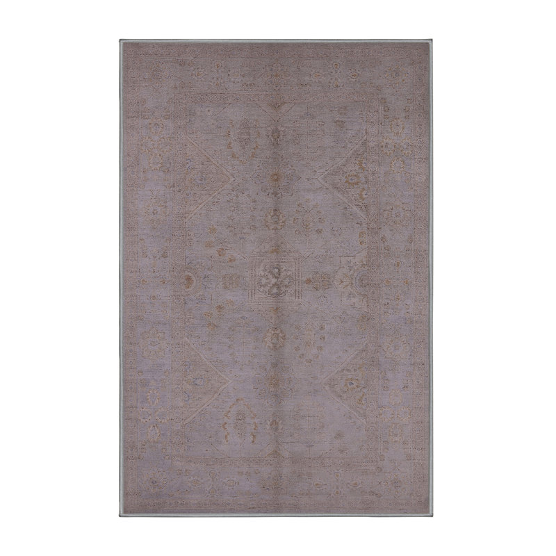 Tapis oriental bleu Sherell, Rectangle 6 pi x 9 pi