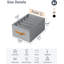 Organisateur de garde-robe pliable avec séparateurs - grande boîte de rangement pour garde-robe pour jeans, chandails, chemises, pantalons, sous-vêtements et soutiens-gorge - Organisateur de garde-robe peu encombrant avec poignées-703274254